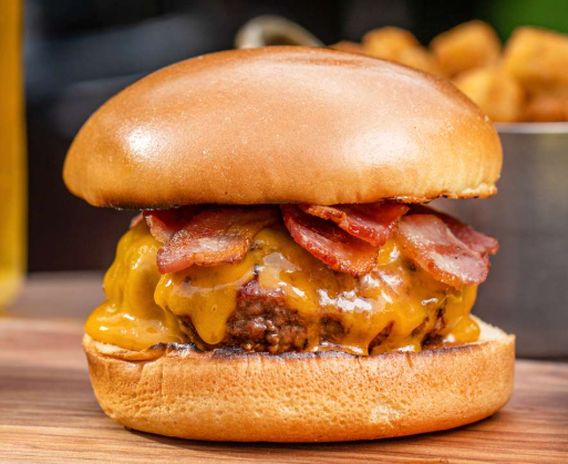 CHEESE AND BACON BURGER